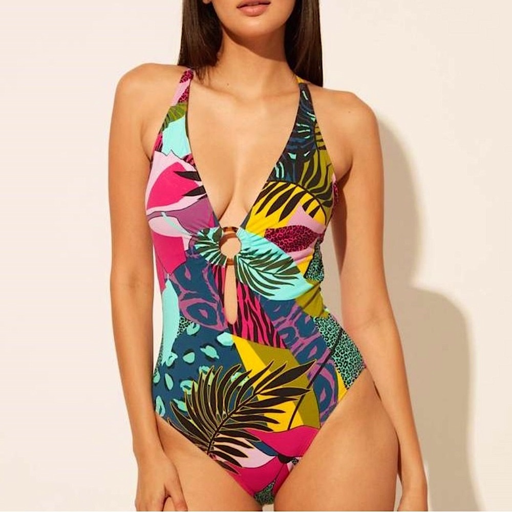 Bleu Rod Beattie Jungle Book Over The Shoulder One Piece